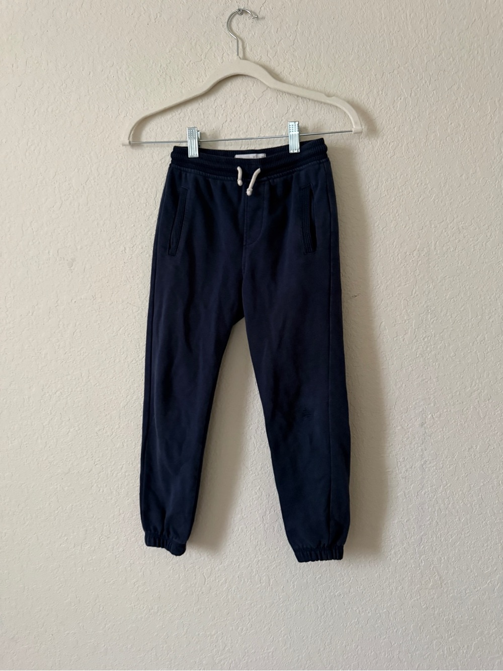 Nike Navy Blue Kids Joggers with White Swoosh - Picture 7 of 9